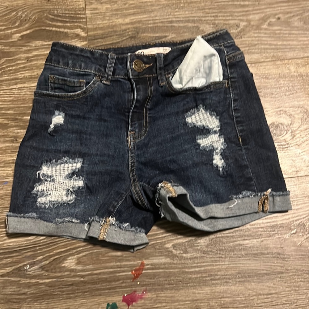So jean Shorts high rise midi